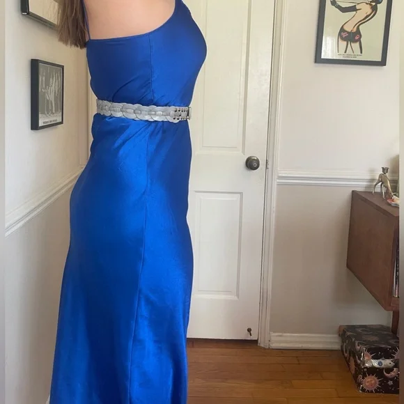 70s Vintage Gray Studded Belt - Picture 2 of 5